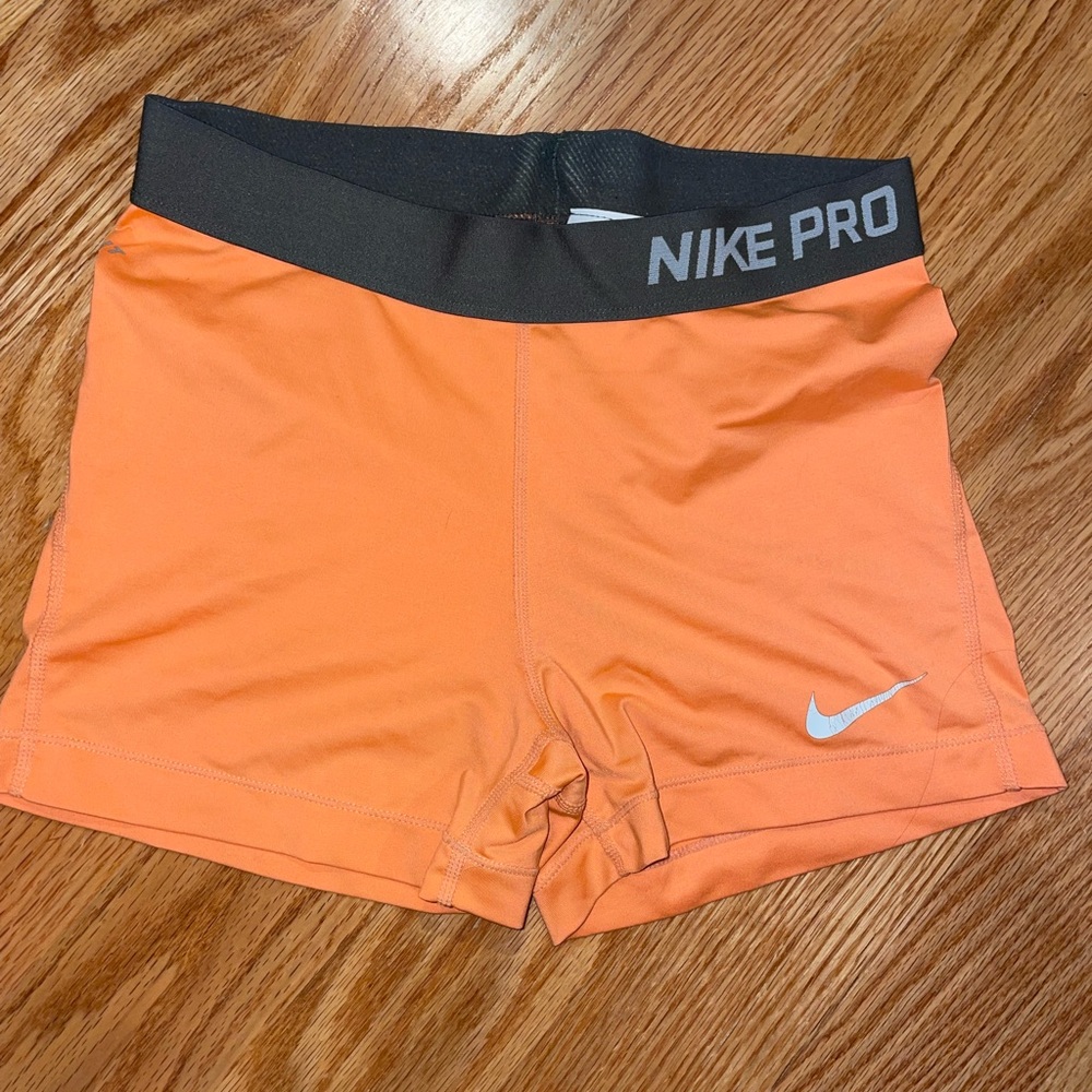 Orange Nike Pro